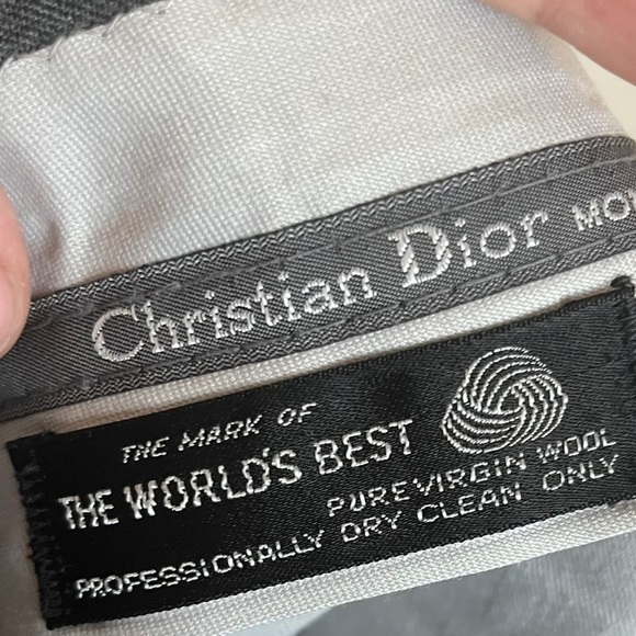 Dior Gray Classic Trousers with Straight-Leg Cut - Picture 4 of 5